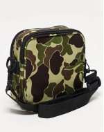 essentials small dove bag in camo green