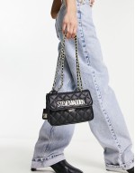 Bfreya quilted cross body bag in black