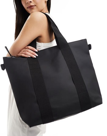 14160 unisex waterproof tote bag mini in black