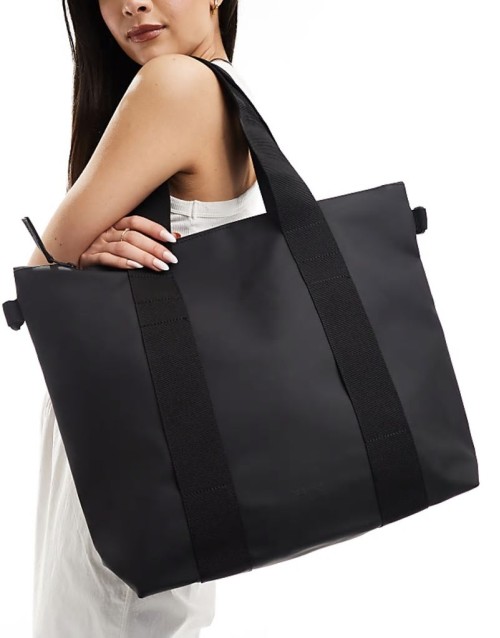 14160 unisex waterproof tote bag mini in black