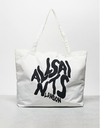 Orlando logo tote bag in white