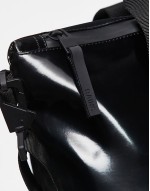 14160 waterproof mini tote bag in shiny black