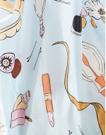 nylon shopper tote bag in get ready with me print
